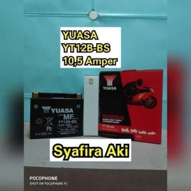 Aki / Accu / Battery Yuasa YT12B-BS 12V 10Ah Ducati Multistrada