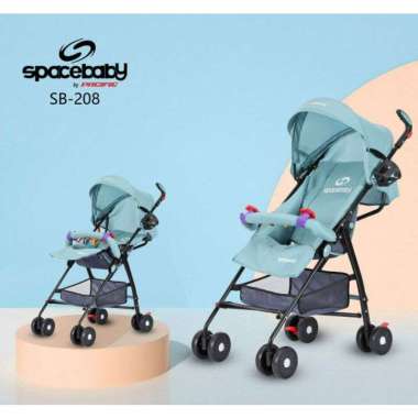 [TERMURAH BAMS✨] FREE BUBBLEWRAP STROLLER SPACE BABY SB 208 KERETA DORONG ANAK BUGGY SPACEBABY SB208