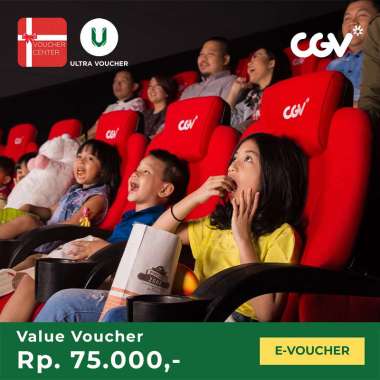 Voucher Digital CGV Cinemas Rp 75.000 - Voucher Value