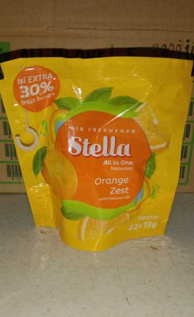STELLA ALL IN ONE PENGHARUM PEWANGI RUANGAN MOBIL KAMAR GANTUNG Orange Zest