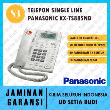 Telephone Single Line Panasonic KX-TS885ND / KX-TS885 / KX-TS 885 Putih