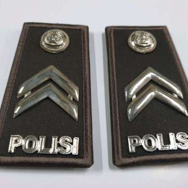 TPH terbaru Briptu COKLAT Kain Bordiran | Pangkat Briptu COKLAT Kain