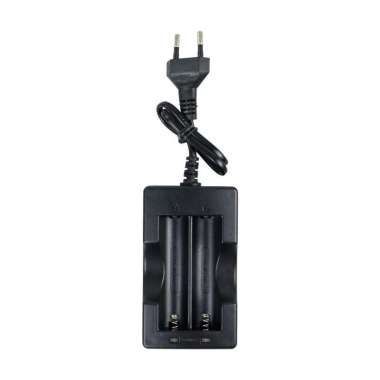 Cas Baterai 18650 Otomatis 2 Slot / Charger Baterai 18650 Dual Slot MTLC-04200-1000 Hitam