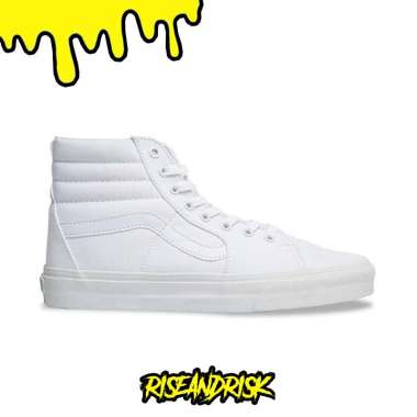 white womens vans sk8 hi