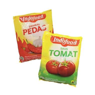 Indofood Saus Sambal dan Tomat SACHET - Isi 24 pcs TOMAT