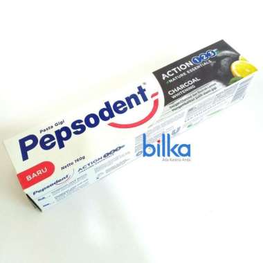 Promo Harga Pepsodent Pasta Gigi Action 123 Charcoal 160 gr - Blibli