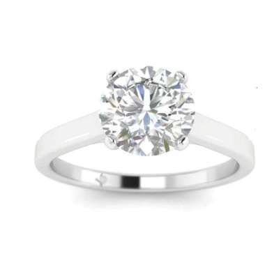 1901 Jewelry Cincin Berlian Swarovski Dal Silver Semua Ukuran