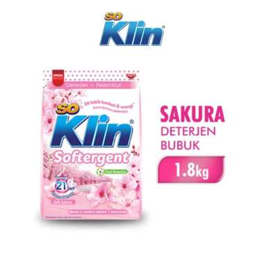 Promo Harga So Klin Softergent Soft Sakura 1800 gr - Blibli