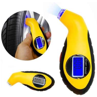 Manometer Pengukur Tekanan Ban Mobil Digital LCD Barometers