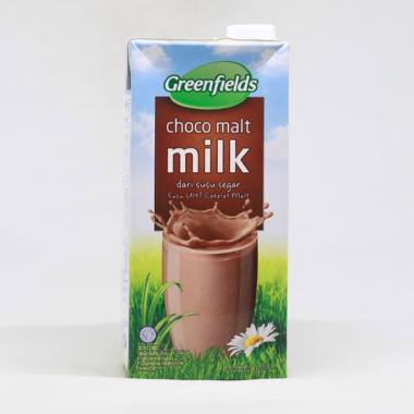 Promo Harga Greenfields Fresh Milk Choco Malt 1000 ml - Blibli