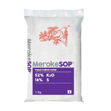 Meroke SOP Kalium Sulfat Pupuk Hidroponik [1 Kg/ Original] putih ungu