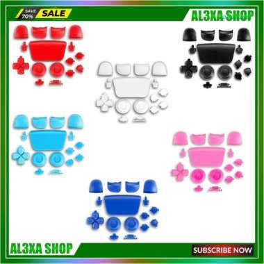 Btm 1 Set Tombol Trigger L1 R1 L2 R2 D-Pad Pengganti 16 In 1 Ps5