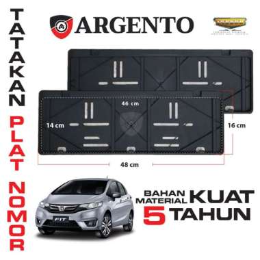 Sigra Sirion Taft Hiline ARGENTO Tatakan Dudukan Plat Nomor Mobil TatakanArgn1SET