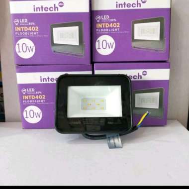intech lampu tembak 10 watt led/ lampu sorot intech 10 watt