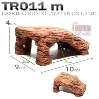 TR011L BASKING HIDING SPOT RAMP TEMPAT JEMUR KURA KURA AIR REPTILE PET TR011M MEDIUM