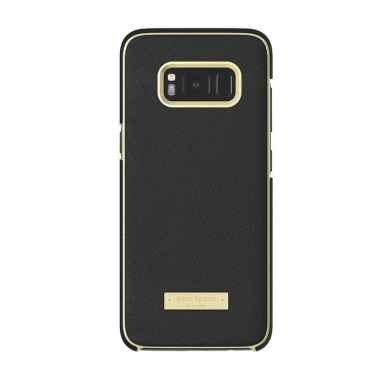 Kate Spade Samsung Galaxy S8 Wrap Case - Saffiano Black - Samsung Galaxy S9 Black