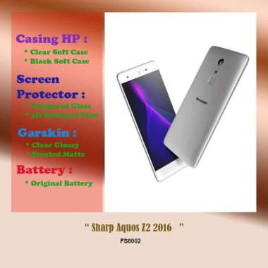 Sharp Aquos Z2 2016 - 5.5 inch - Case - Screen Protector - Battery - Dll Hydrogel