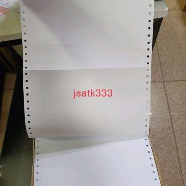 Continuous Form Paper Print 9,5 x 11 Ukuran A4 Full / A4 Bagi 2 1 Ply A4 Bagi 2