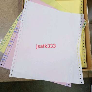 Continuous Form Paper Print 9,5 x 11 Ukuran A4 Full / A4 Bagi 2 3 Ply A4 Full