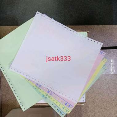 Continuous Form Paper Print 9,5 x 11 Ukuran A4 Full / A4 Bagi 2 4 Ply A4 Full