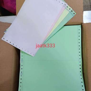 Continuous Form Paper Print 9,5 x 11 Ukuran A4 Full / A4 Bagi 2 4 Ply A4 Bagi 2