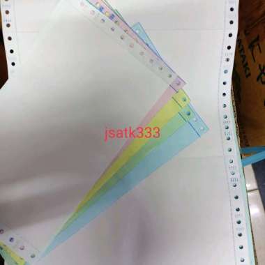 Continuous Form Paper Print 9,5 x 11 Ukuran A4 Full / A4 Bagi 2 5 Ply A4 Bagi 2