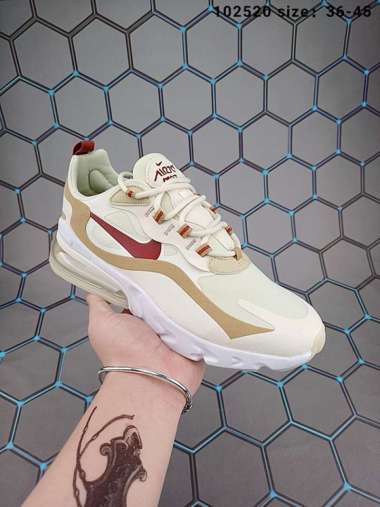 nike air max 270 react red white