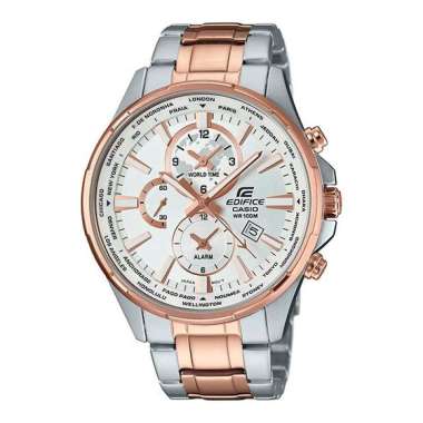 CASIO Edifice Original EFR-304SG-7A Dual Dial World Time Jam Tangan Pria