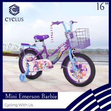 Sepeda Mini Anak Perempuan Emerson Barbie 16 Inch