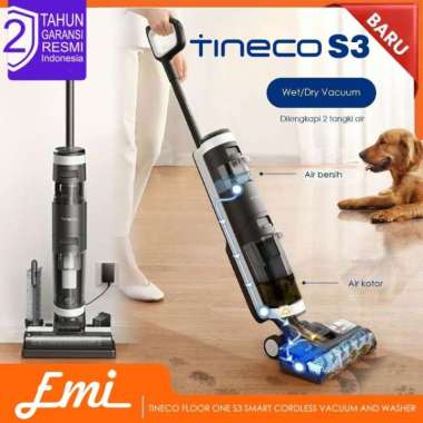 Tineco Floor One S3 Smart Wet Dry Handheld Vacuum Cleaner Floor Washer