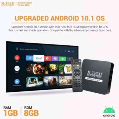 Android TV Box MTECH 4K Smart TV / TV Box M-TECH TBM 4K Smart Tv