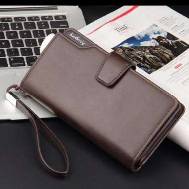 baellerry dompet clutch bag pria lelaki panjang import kulit PU 434