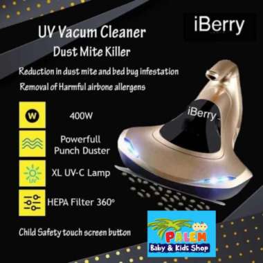 Iberry Uv vacum cleaner/Anti Bacterial UV Light gold/pink