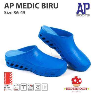 Sepatu Boots AP MEDIC Biru - Sepatu APD Medis 45