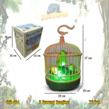 Burung Sangkar Mainan Anak Hewan Binatang ZOOTOPIA Multicolor