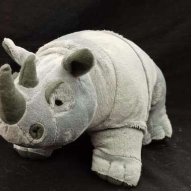 Boneka Badak Bercula satu Multicolor