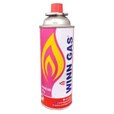 Tabung Gas Kaleng Portable Winn Gas Butane 235 Gram Multicolour