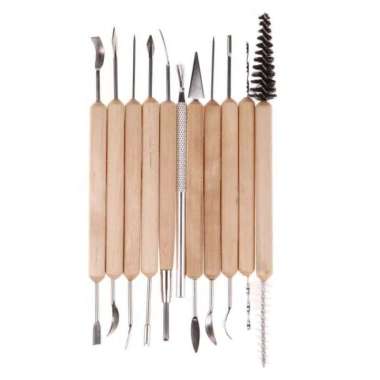 Sculpting Tools Clay Sculpting Set Craft Modelling Tools 11 pcs kayu
