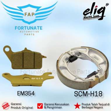 Dispad Tromol Elig Kampas Rem Depan & Belakang Spacy FI . Vario 110 . Vario Techno . Vario Techno 12