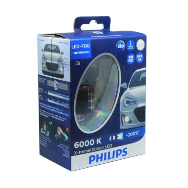 PHILIPS X-Treme Ultinon LED Fog [6.000K/H8-H11-H16] -