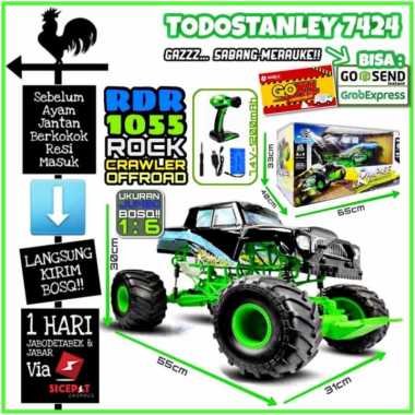 RC Rock Crawler Offroad Jumbo 1:10 Cokelat