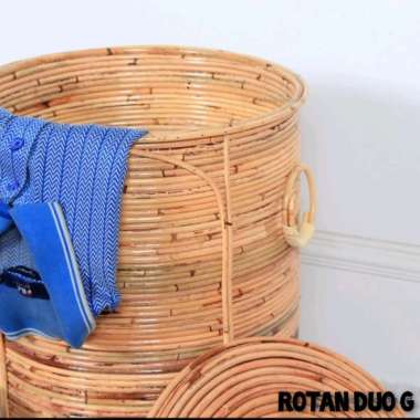 KERANJANG LAUNDRY ROTAN/ASLI RoTAN ALAMI