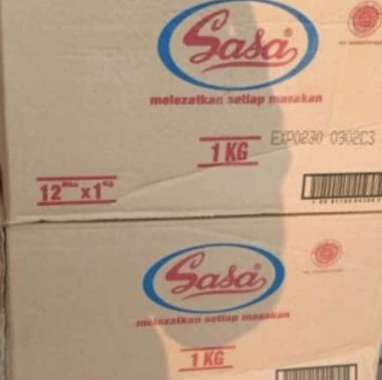 Sasa 1kg x 12 bungkus dus / Micin Sasa 1kg /Sasa Penyedap Rasa 1kg dus