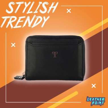 TROY HORO & AVERO - Dompet Kulit Pria Cowok Wanita Cewek Ori Import Avero - Hitam