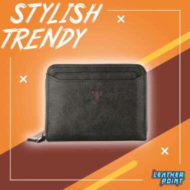 TROY HORO & AVERO - Dompet Kulit Pria Cowok Wanita Cewek Ori Import Avero - Abu