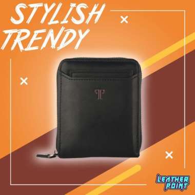 TROY HORO & AVERO - Dompet Kulit Pria Cowok Wanita Cewek Ori Import Horo - Hitam