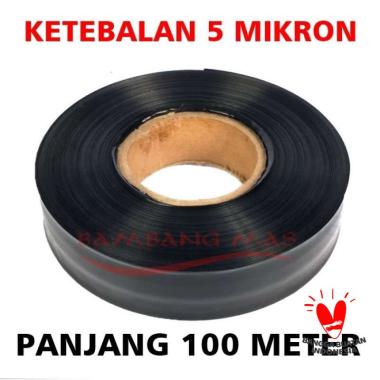Selang drip irigasi 1/2 in 3/4 dim tetes 5 mikron panjang 100 meter