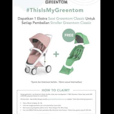 Harga stroller greentom classic discount