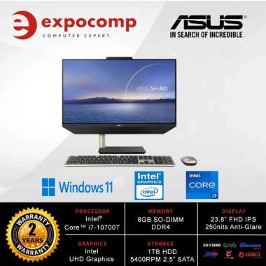 ASUS PC ALL IN ONE A5401WRAK-BA781W BLACK CORE i7-10700