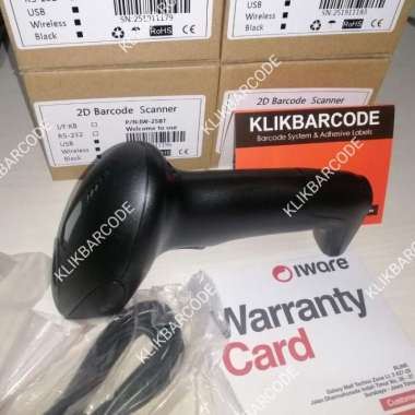 Qr Code Scanner Wireless Bluetooth - Pdf/1D-2D - Iware/Ultron Iw 25Bt
